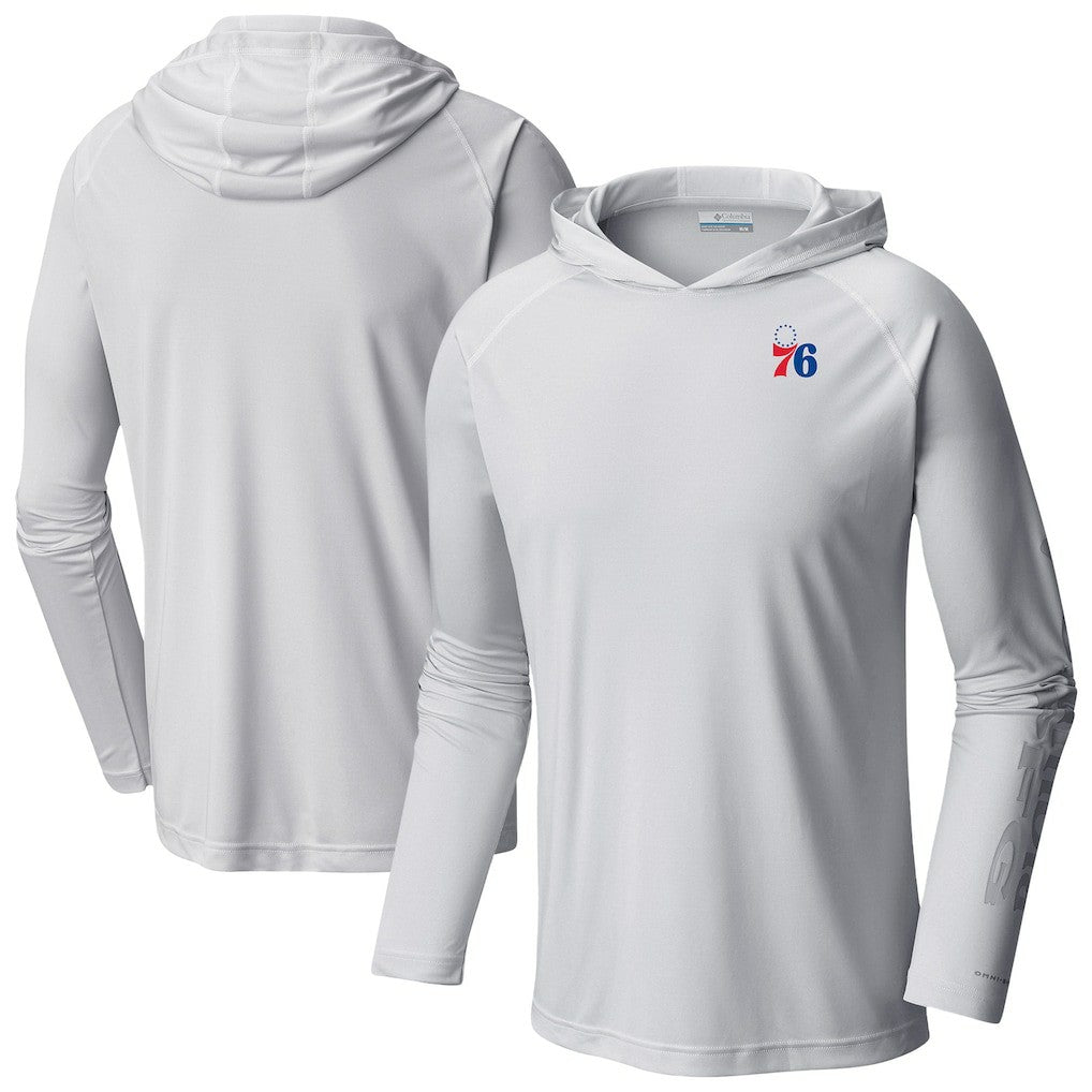 Columbia - Philadelphia 76ers PFG Super Terminal Tackle Hoodie - White