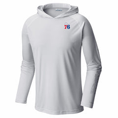 Columbia - Philadelphia 76ers PFG Super Terminal Tackle Hoodie - White