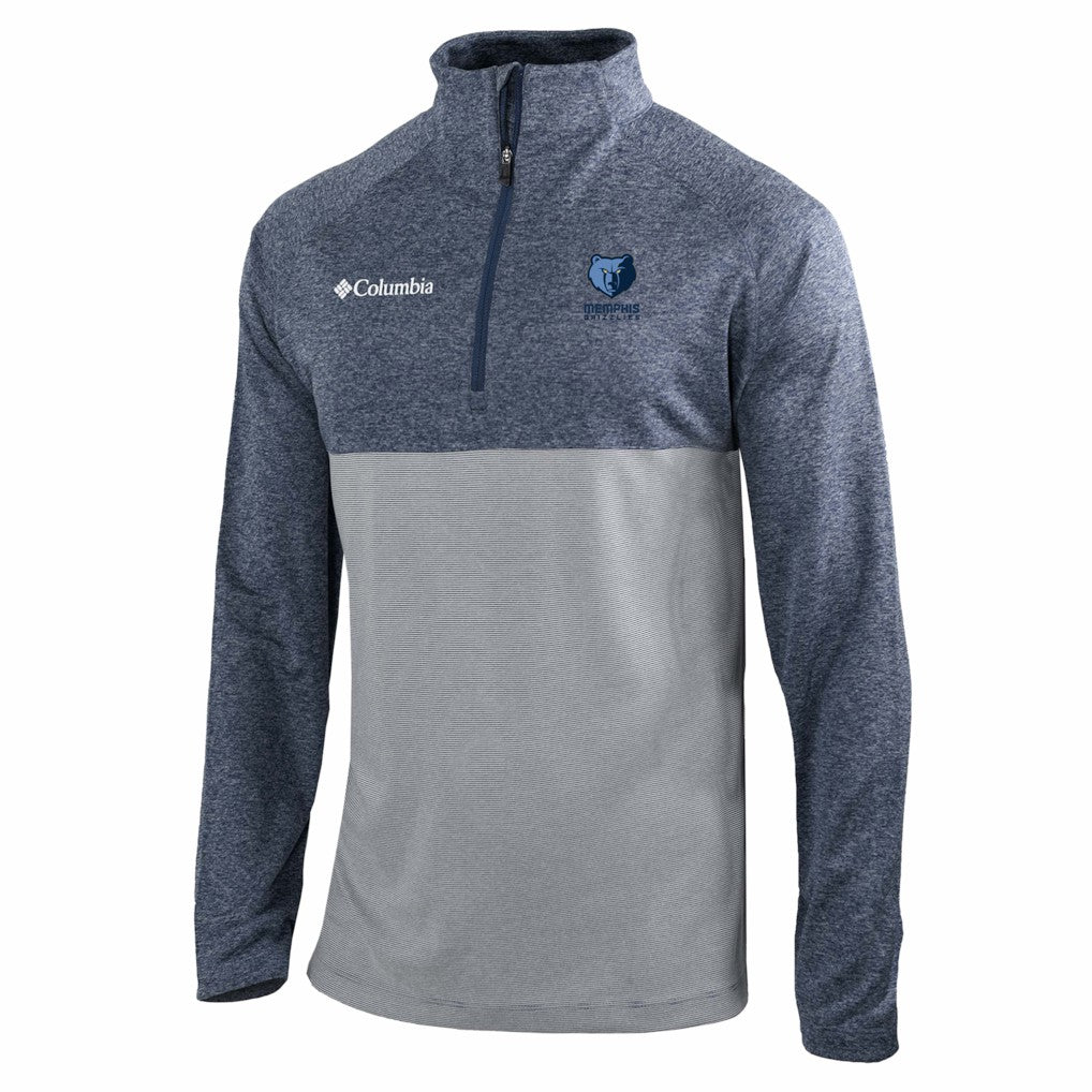 Columbia - Memphis Grizzlies Omni-Wick Rockin' It Quarter-Zip Top - Navy