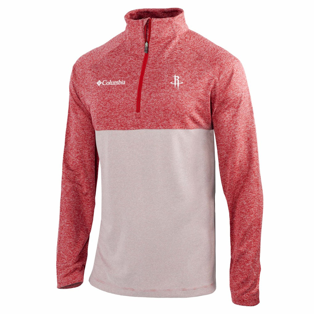 Columbia - Houston Rockets Omni-Wick Rockin' It Quarter-Zip Top - Red
