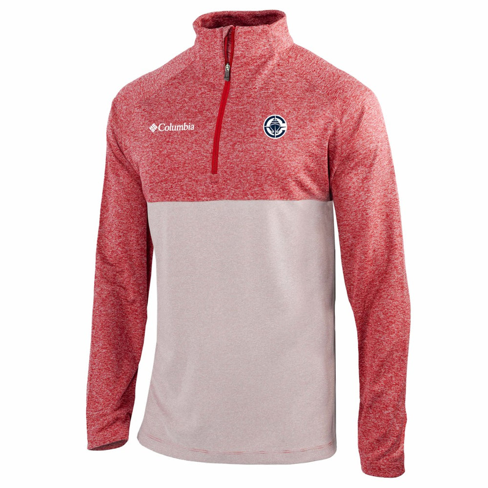 Columbia - LA Clippers Omni-Wick Rockin' It Quarter-Zip Top - Red