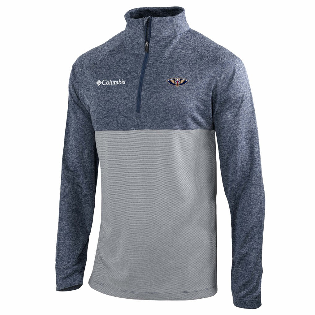 Columbia - New Orleans Pelicans Omni-Wick Rockin' It Quarter-Zip Top - Navy