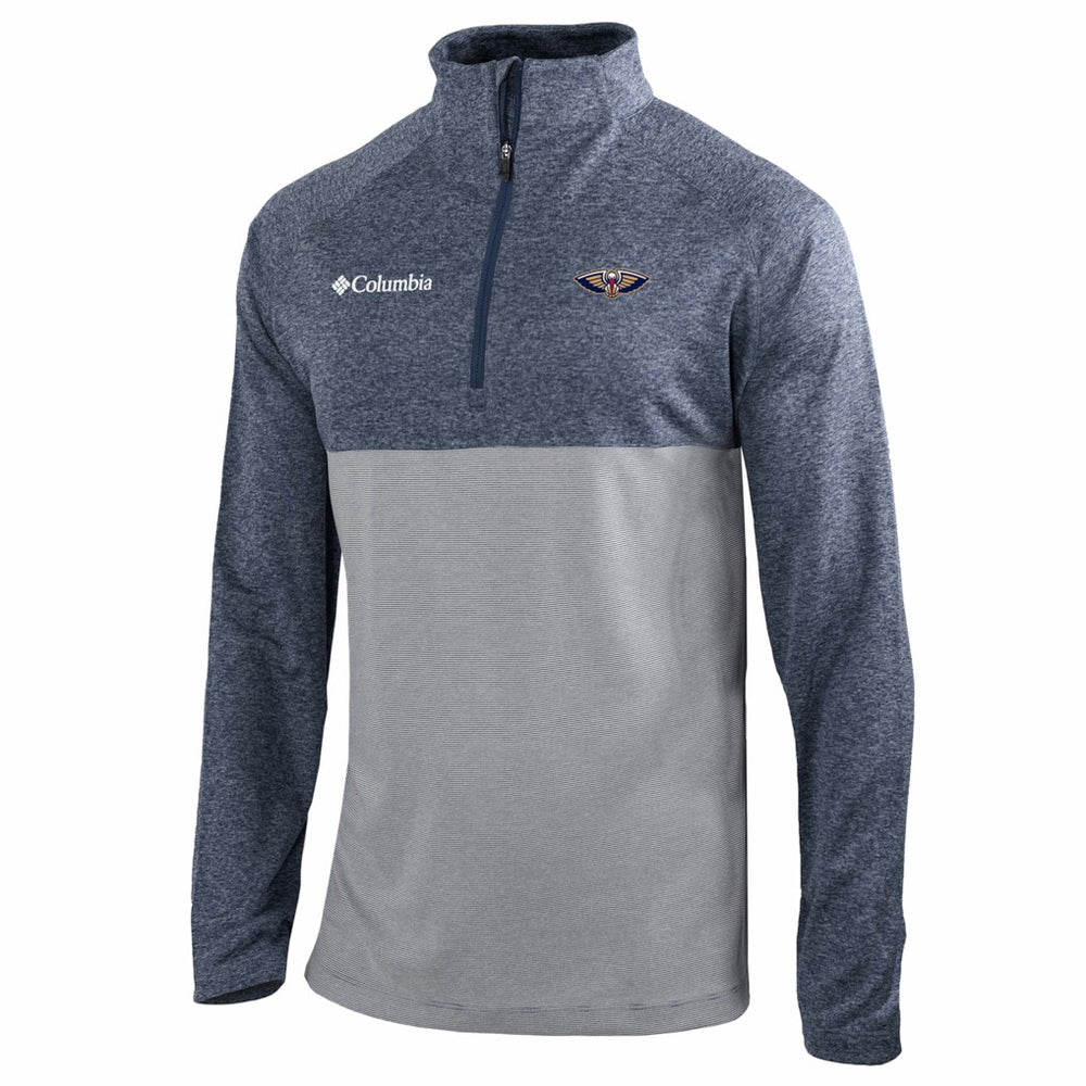 Columbia - New Orleans Pelicans Omni-Wick Rockin' It Quarter-Zip Top - Navy