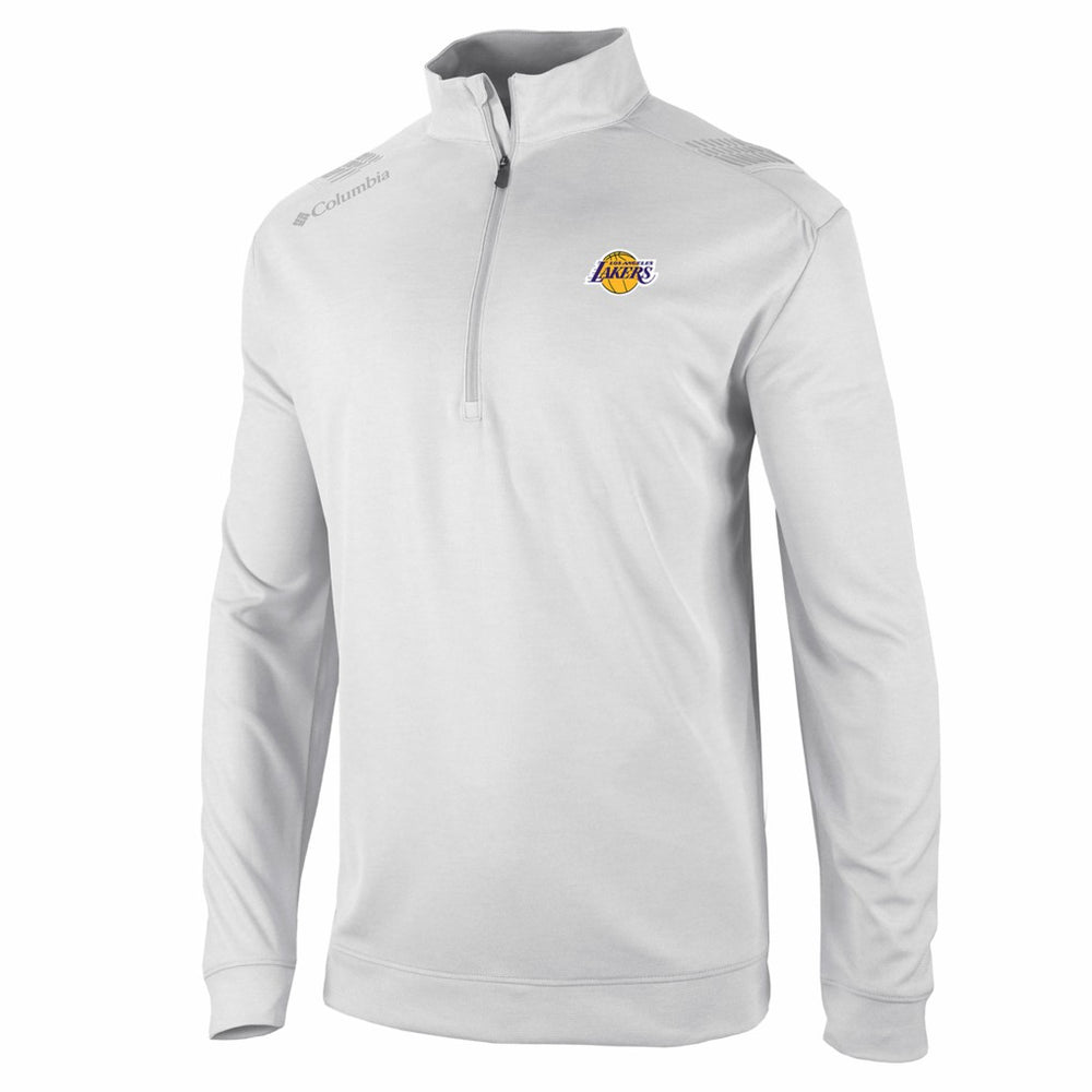 Columbia - Los Angeles Lakers Oakland Downs Omni-Wick Quarter-Zip Top - White