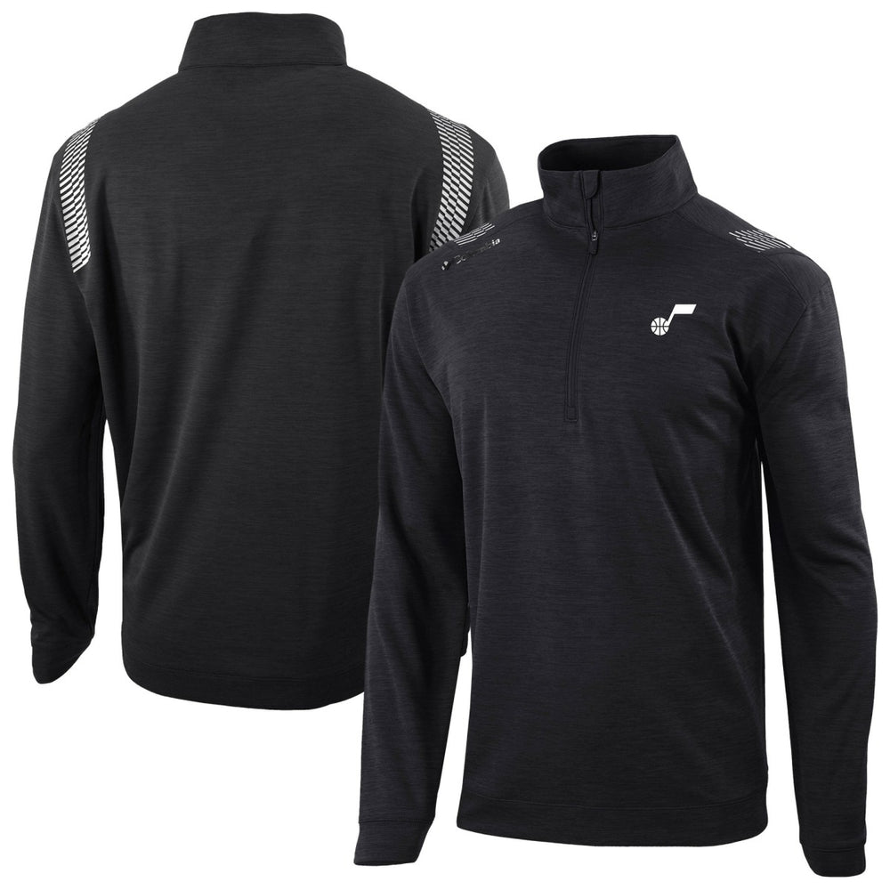 Columbia - Utah Jazz Oakland Downs Omni-Wick Quarter-Zip Top - Black