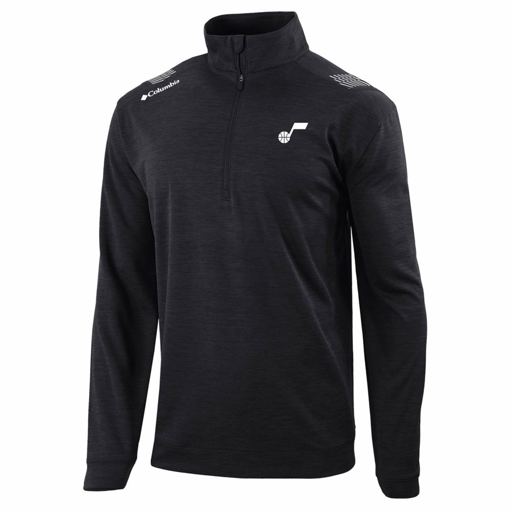 Columbia - Utah Jazz Oakland Downs Omni-Wick Quarter-Zip Top - Black