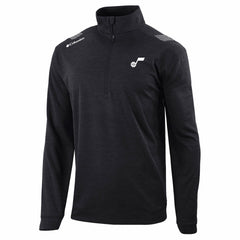 Columbia - Utah Jazz Oakland Downs Omni-Wick Quarter-Zip Top - Black