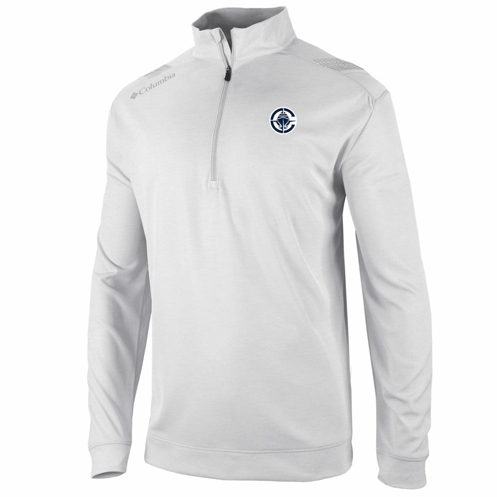 Columbia - LA Clippers Oakland Downs Omni-Wick Quarter-Zip Top - White