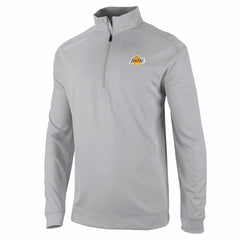 Columbia - Los Angeles Lakers Oakland Downs Omni-Wick Quarter-Zip Top - Gray