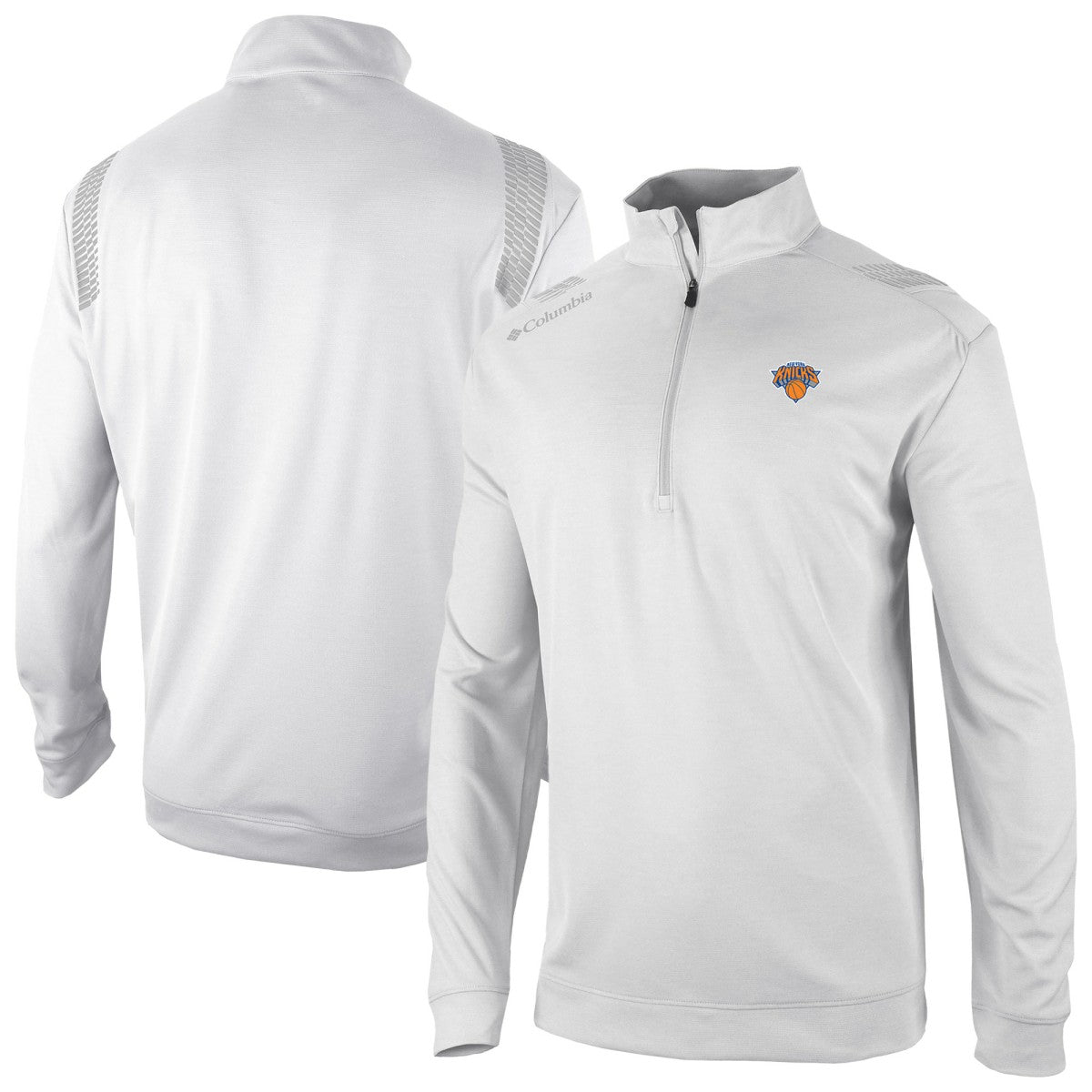 Columbia - New York Knicks Oakland Downs Omni-Wick Quarter-Zip Top - White
