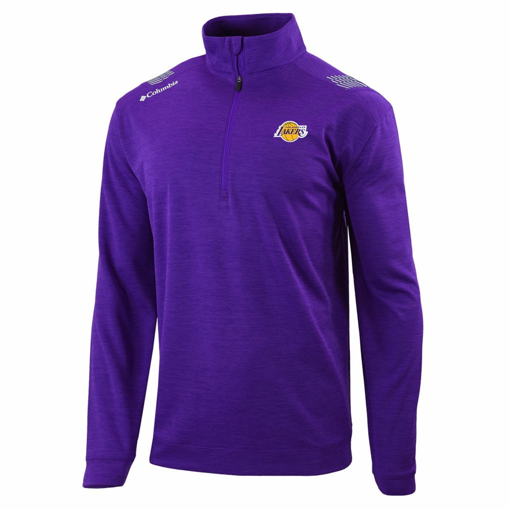 Columbia - Los Angeles Lakers Oakland Downs Omni-Wick Quarter-Zip Top - Purple
