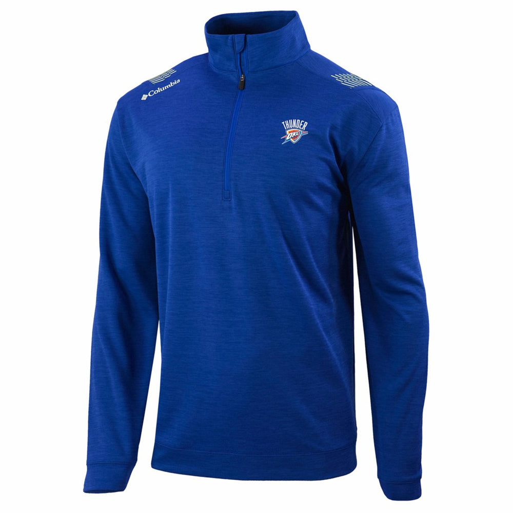Columbia - Oklahoma City Thunder Oakland Downs Omni-Wick Quarter-Zip Top - Blue