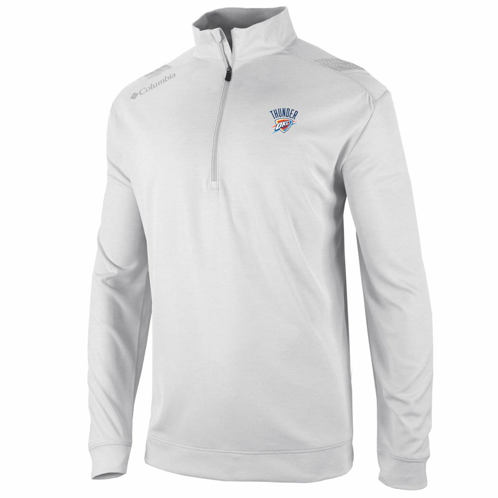 Columbia - Oklahoma City Thunder Oakland Downs Omni-Wick Quarter-Zip Top - White