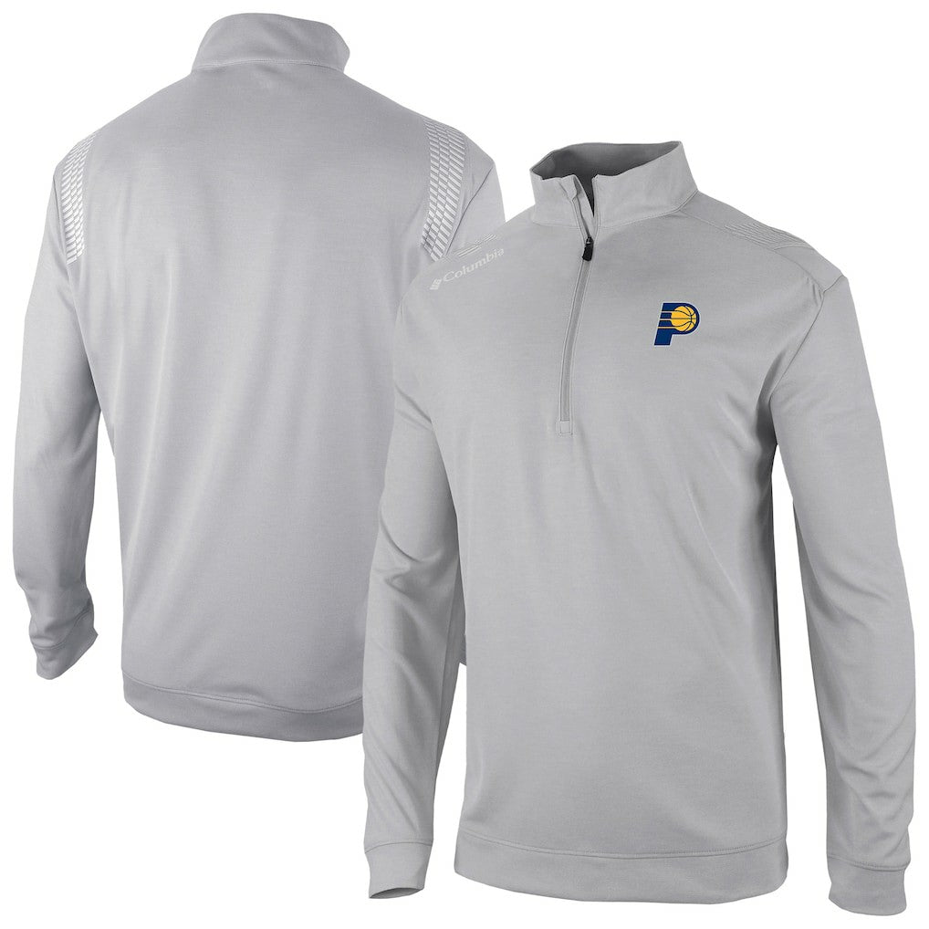 Columbia - Indiana Pacers Oakland Downs Omni-Wick Quarter-Zip Top - Gray