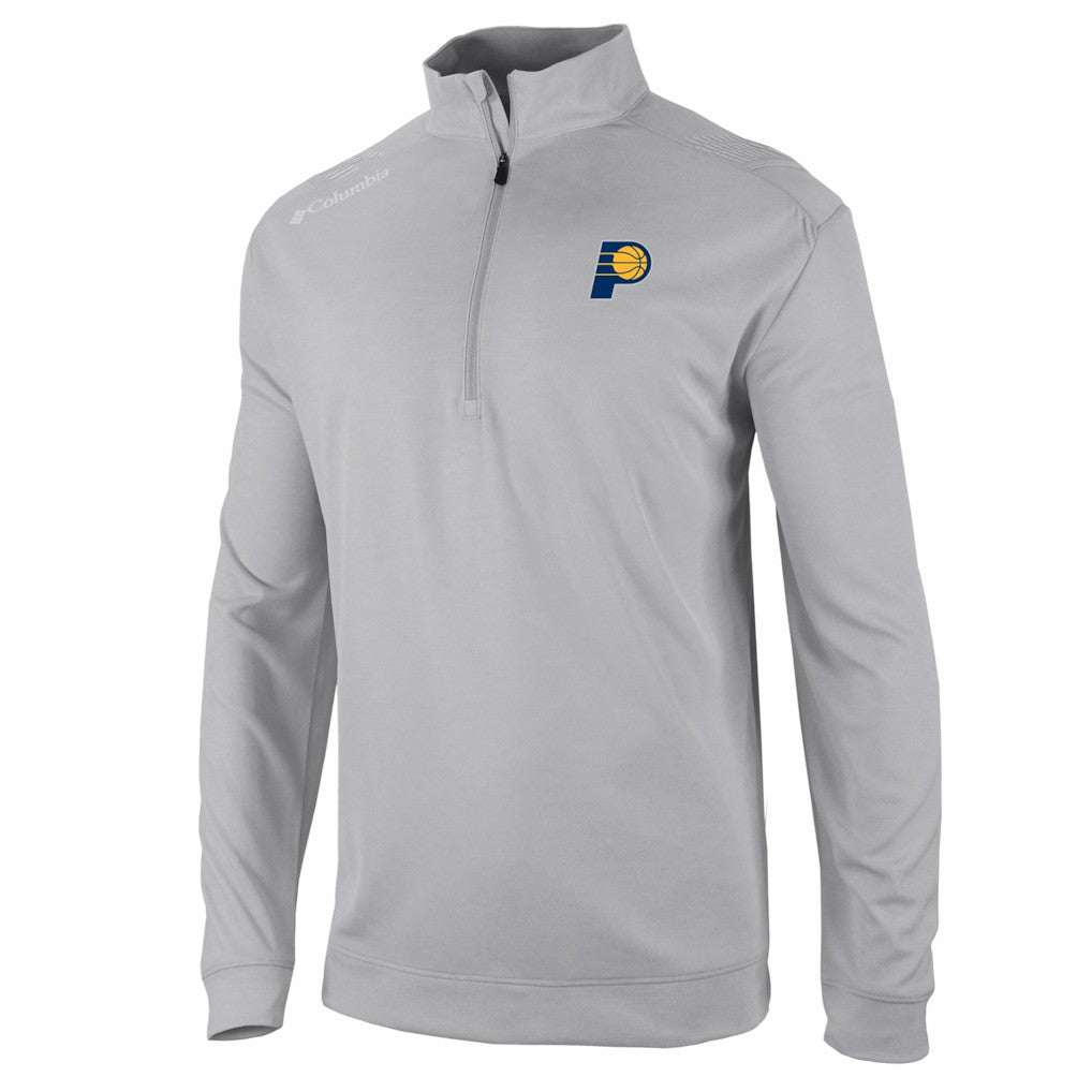 Columbia - Indiana Pacers Oakland Downs Omni-Wick Quarter-Zip Top - Gray