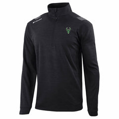 Columbia - Milwaukee Bucks Oakland Downs Omni-Wick Quarter-Zip Top - Black