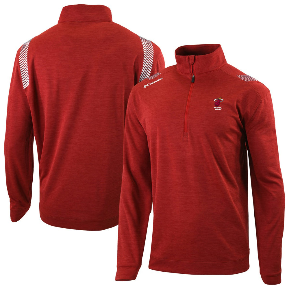 Columbia - Miami Heat Oakland Downs Omni-Wick Quarter-Zip Top - Red