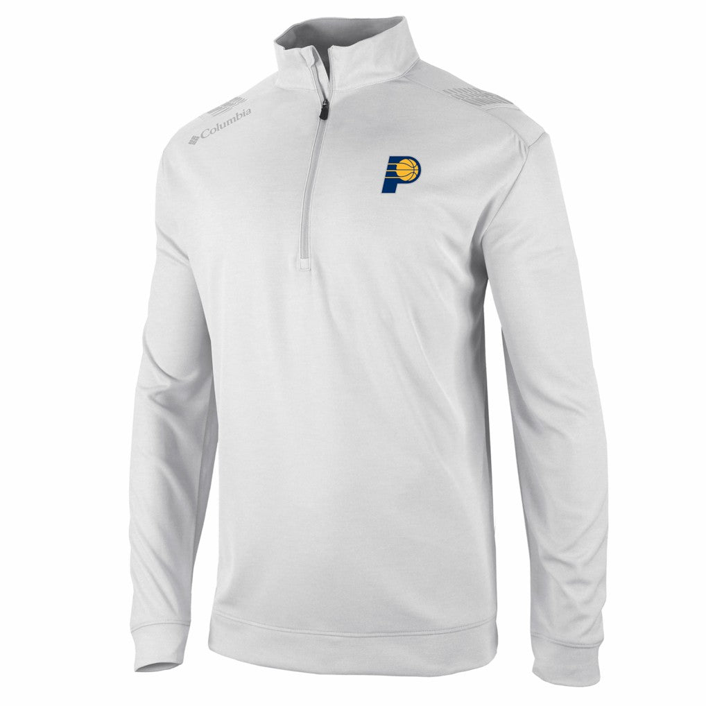 Columbia - Indiana Pacers Oakland Downs Omni-Wick Quarter-Zip Top - White