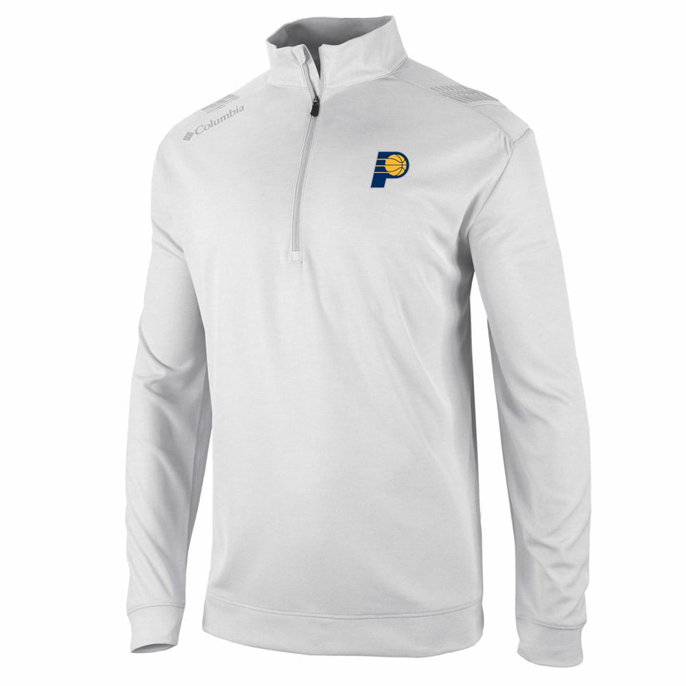 Columbia - Indiana Pacers Oakland Downs Omni-Wick Quarter-Zip Top - White