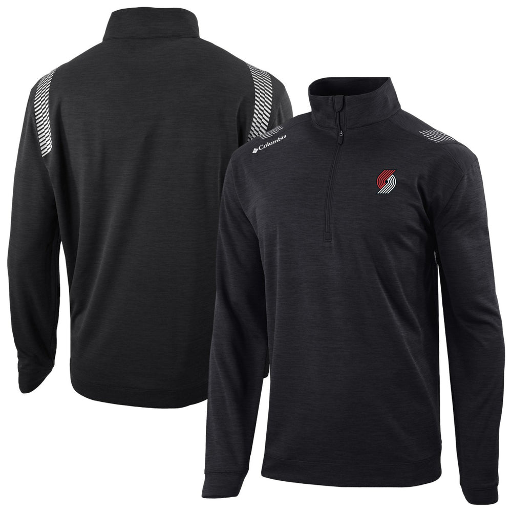 Columbia - Portland Trail Blazers Oakland Downs Omni-Wick Quarter-Zip Top - Black
