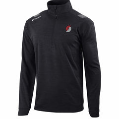 Columbia - Portland Trail Blazers Oakland Downs Omni-Wick Quarter-Zip Top - Black