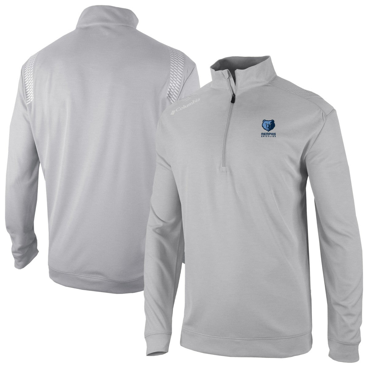 Columbia - Memphis Grizzlies Oakland Downs Omni-Wick Quarter-Zip Top - Gray