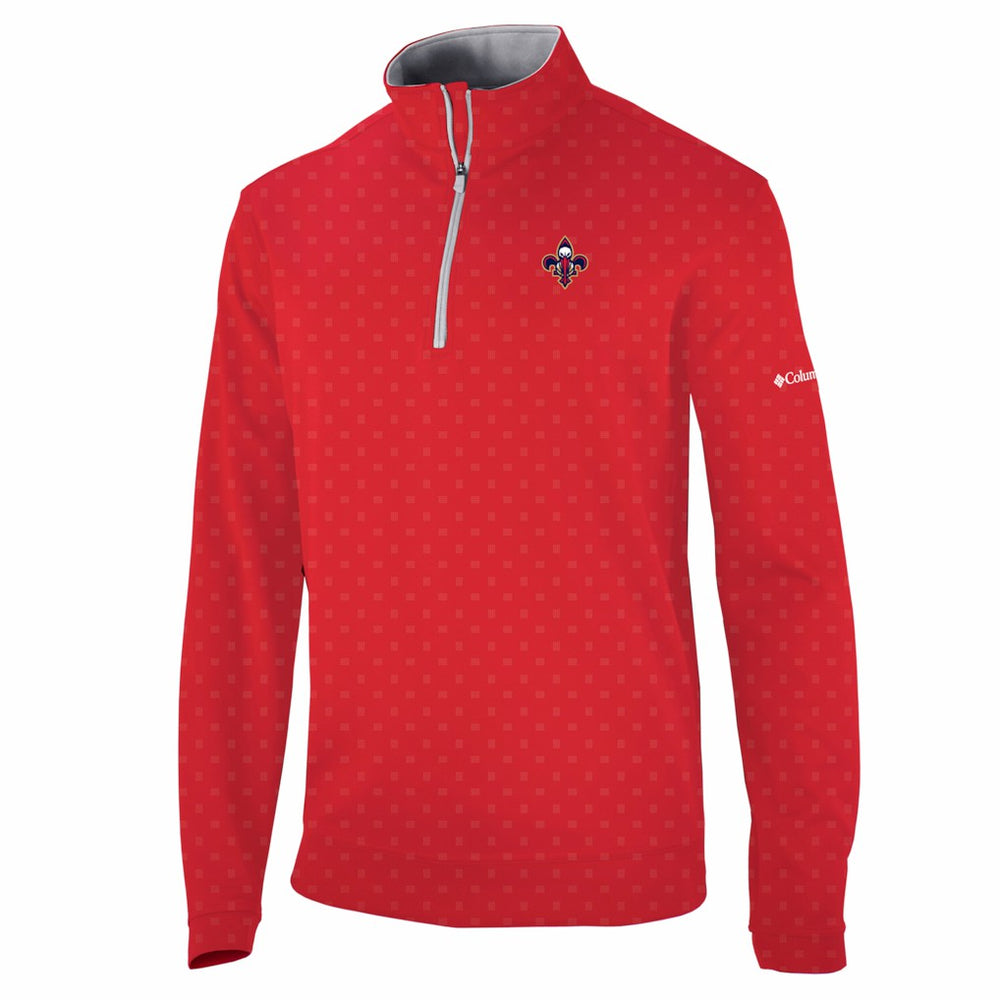 Columbia - New Orleans Pelicans Wickham Hills Omni-Wick Quarter-Zip Jacket - Red