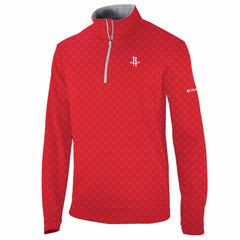 Columbia - Houston Rockets Wickham Hills Omni-Wick Quarter-Zip Jacket - Red