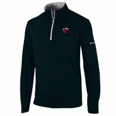 Columbia - Miami Heat Wickham Hills Omni-Wick Quarter-Zip Jacket - Black