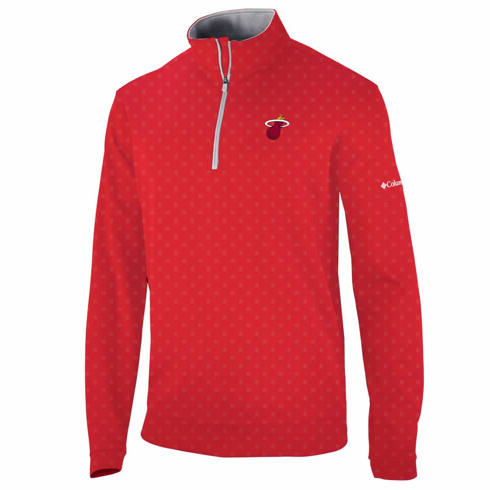 Columbia - Miami Heat Wickham Hills Omni-Wick Quarter-Zip Jacket - Red