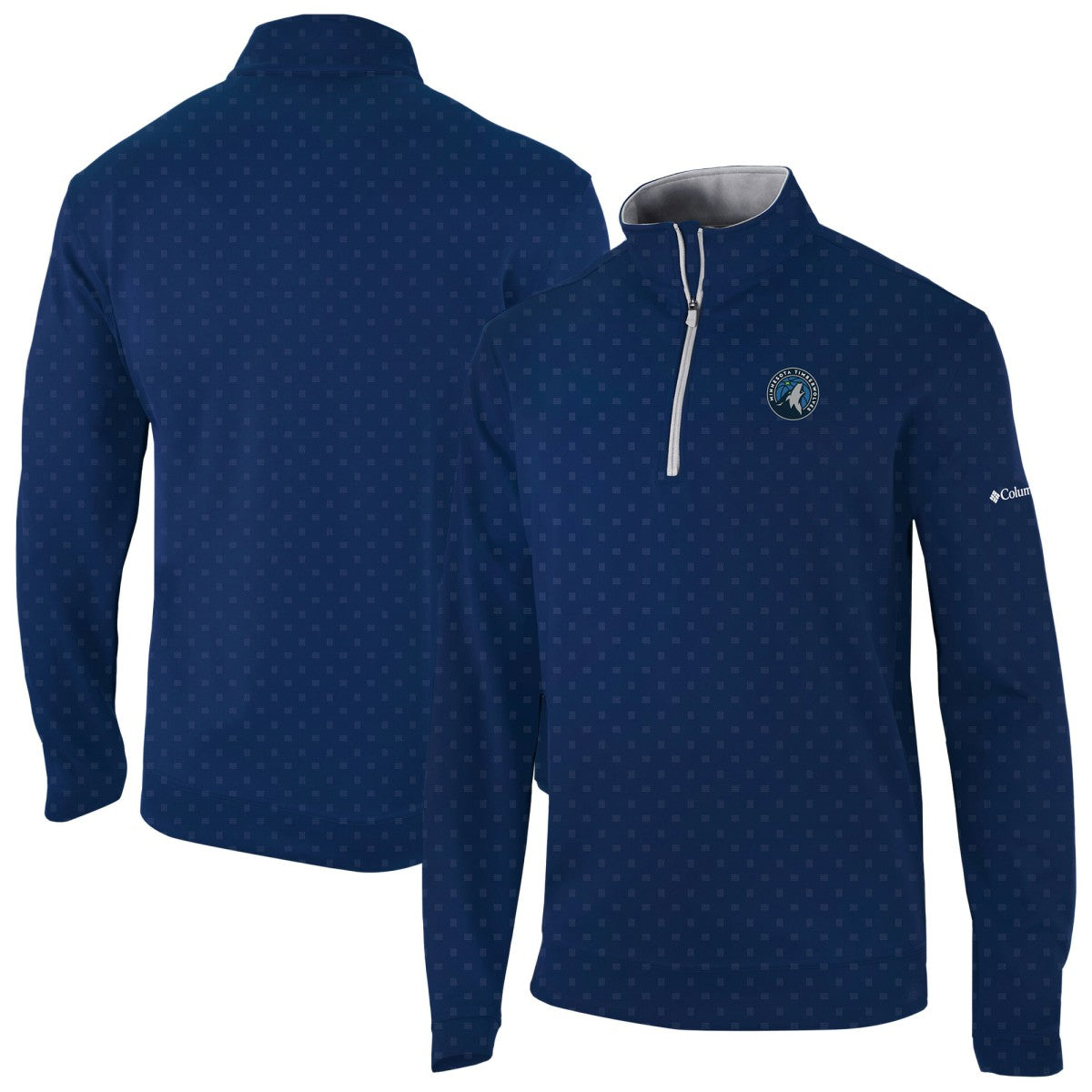 Columbia - Minnesota Timberwolves Wickham Hills Omni-Wick Quarter-Zip Jacket - Navy