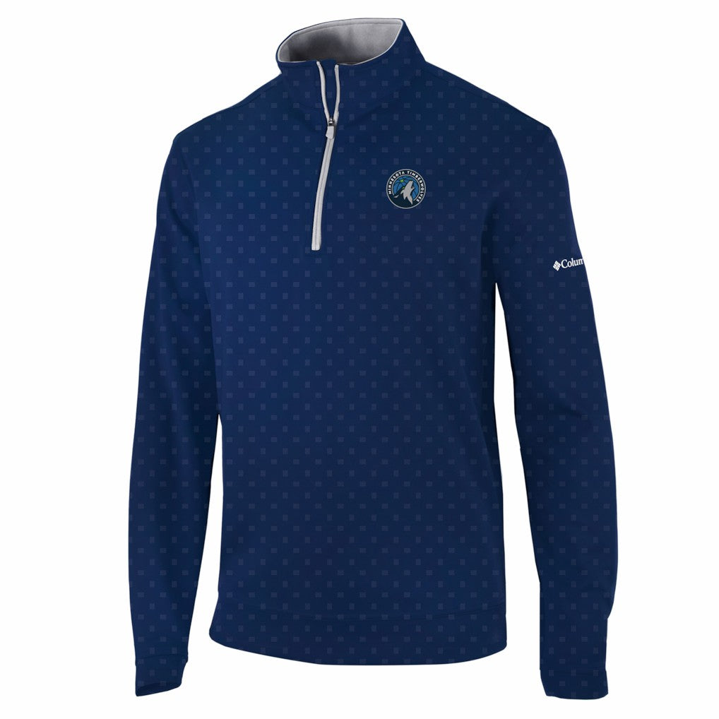 Columbia - Minnesota Timberwolves Wickham Hills Omni-Wick Quarter-Zip Jacket - Navy