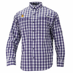 Columbia - Los Angeles Lakers Super Tamiami Omni-Shade Long Sleeve Button-Down Shirt - Purple