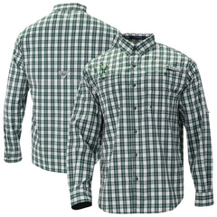 Columbia - Milwaukee Bucks Super Tamiami Omni-Shade Long Sleeve Button-Down Shirt - Green