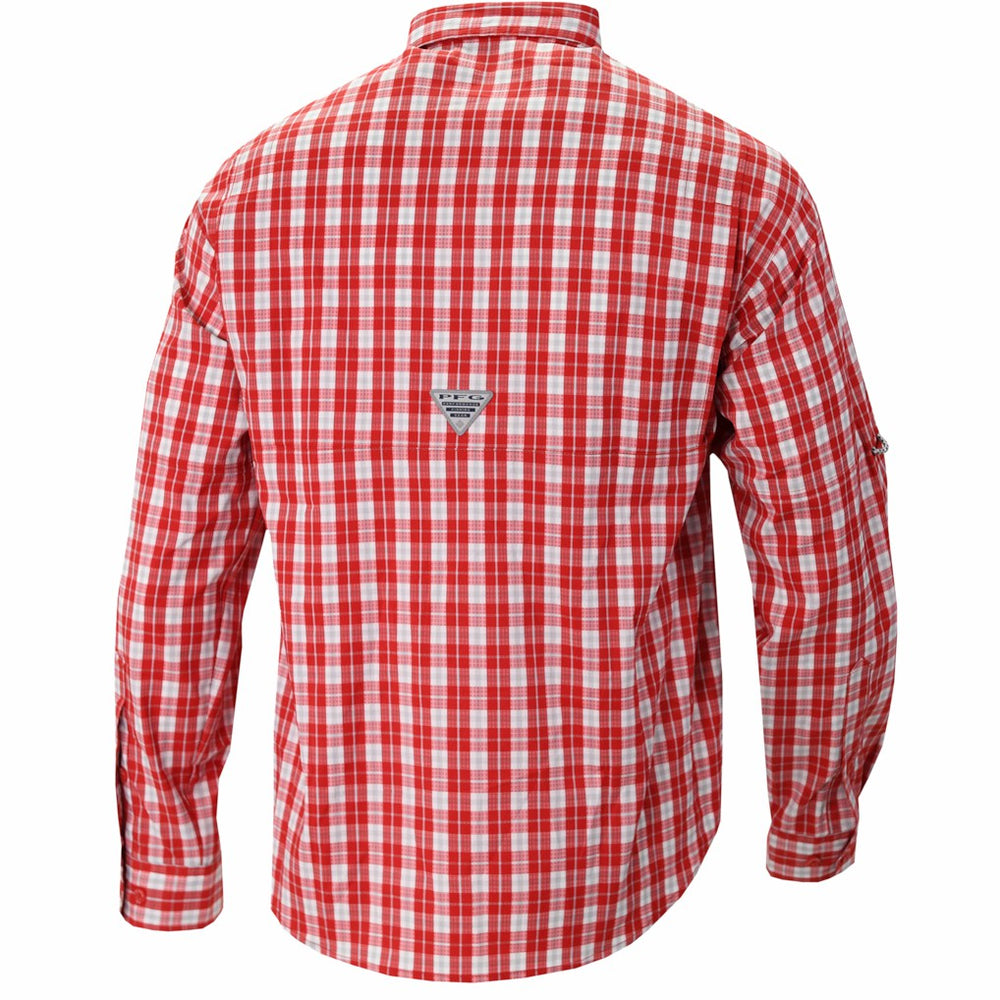 Columbia - New Orleans Pelicans Super Tamiami Omni-Shade Long Sleeve Button-Down Shirt - Red