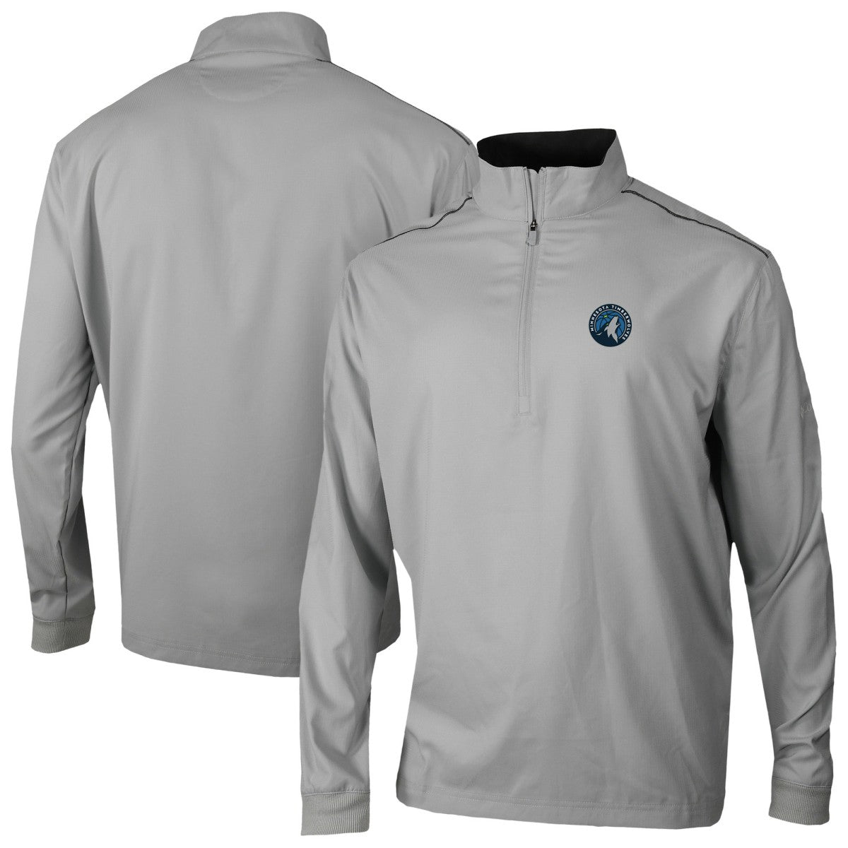 Columbia - Minnesota Timberwolves Omni-Wick Bogey's Paradise Quarter-Zip Top - Gray