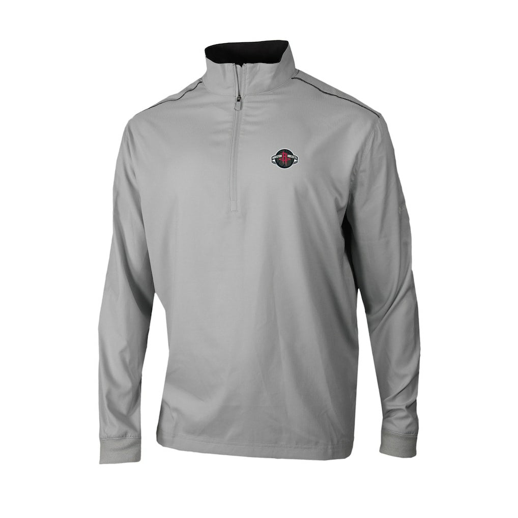 Columbia - Houston Rockets Omni-Wick Bogey's Paradise Quarter-Zip Top - Gray