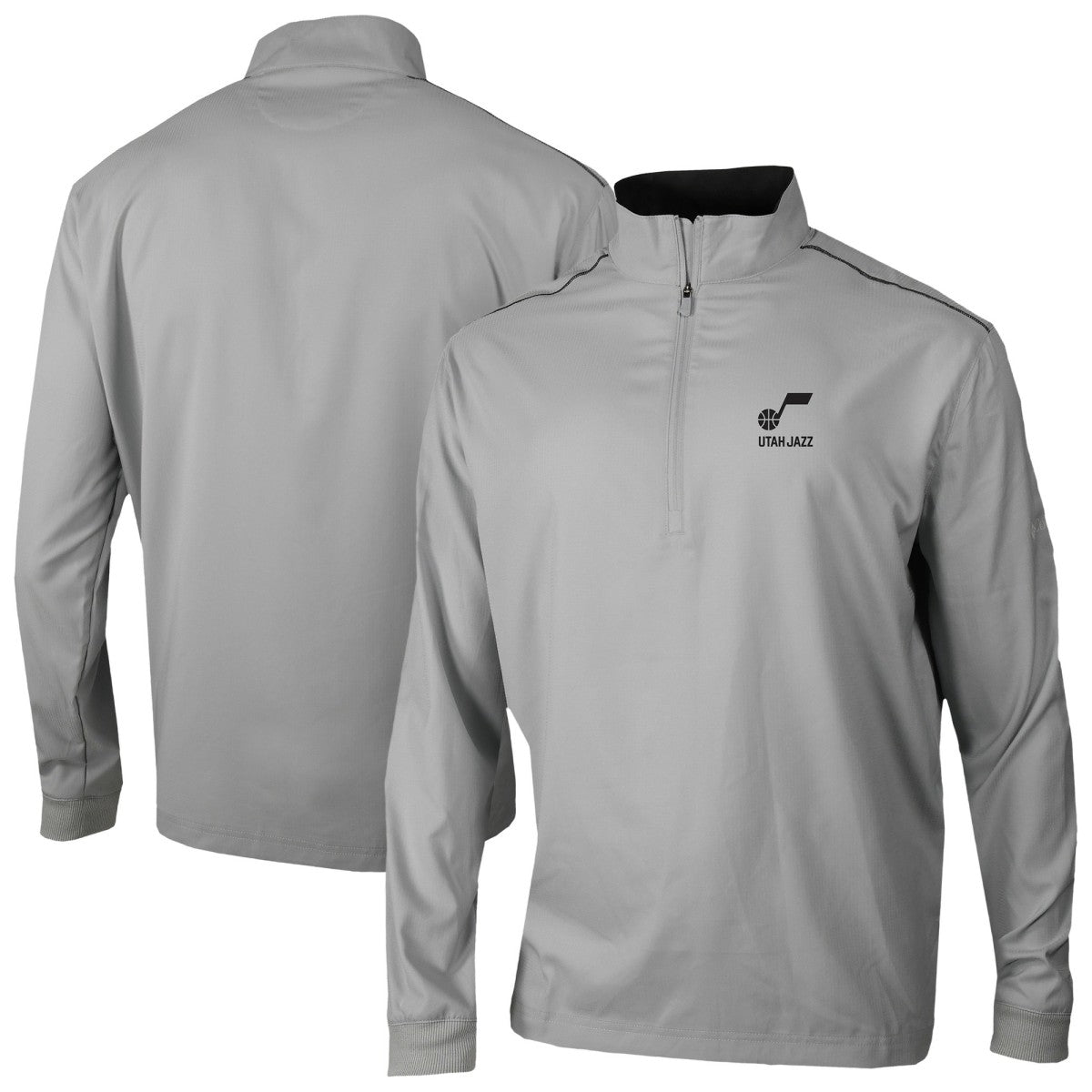 Columbia - Utah Jazz Omni-Wick Bogey's Paradise Quarter-Zip Top - Gray