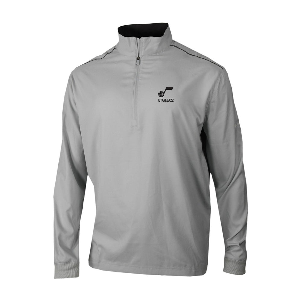 Columbia - Utah Jazz Omni-Wick Bogey's Paradise Quarter-Zip Top - Gray