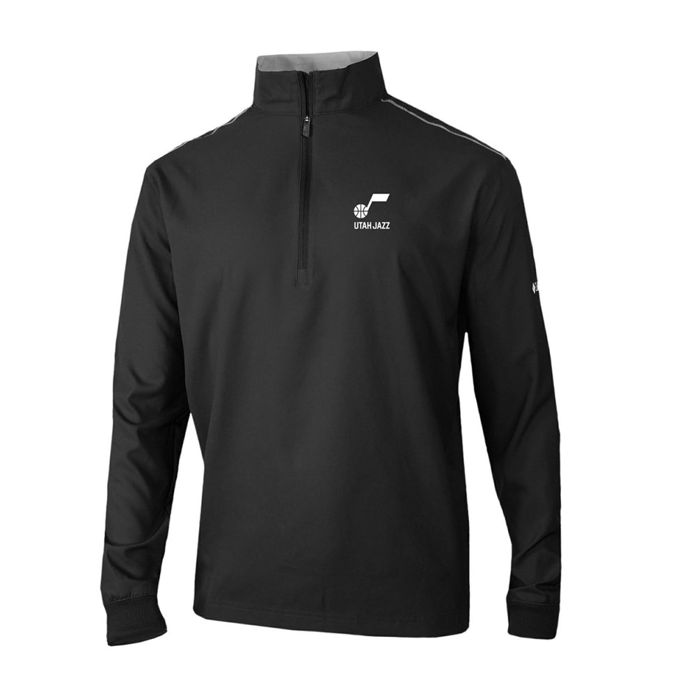 Columbia - Utah Jazz Omni-Wick Bogey's Paradise Quarter-Zip Top - Black