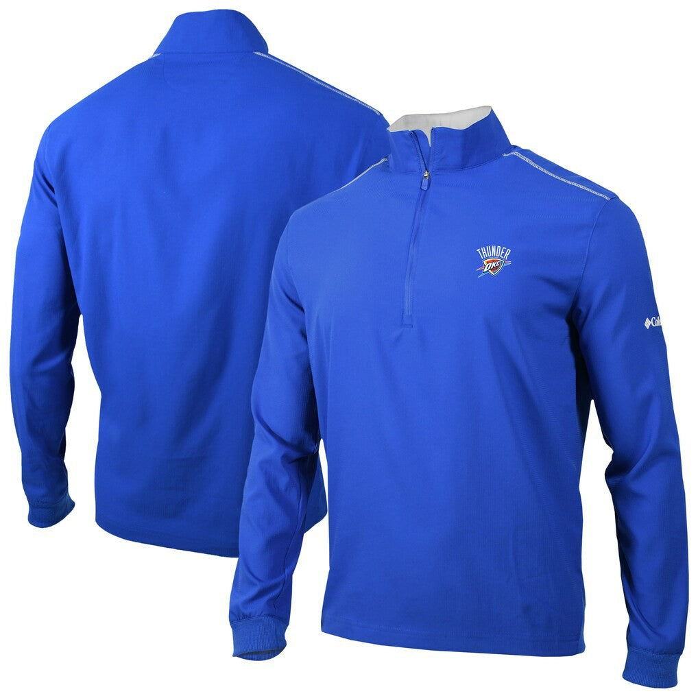 Columbia - Oklahoma City Thunder Omni-Wick Bogey's Paradise Quarter-Zip Top - Blue