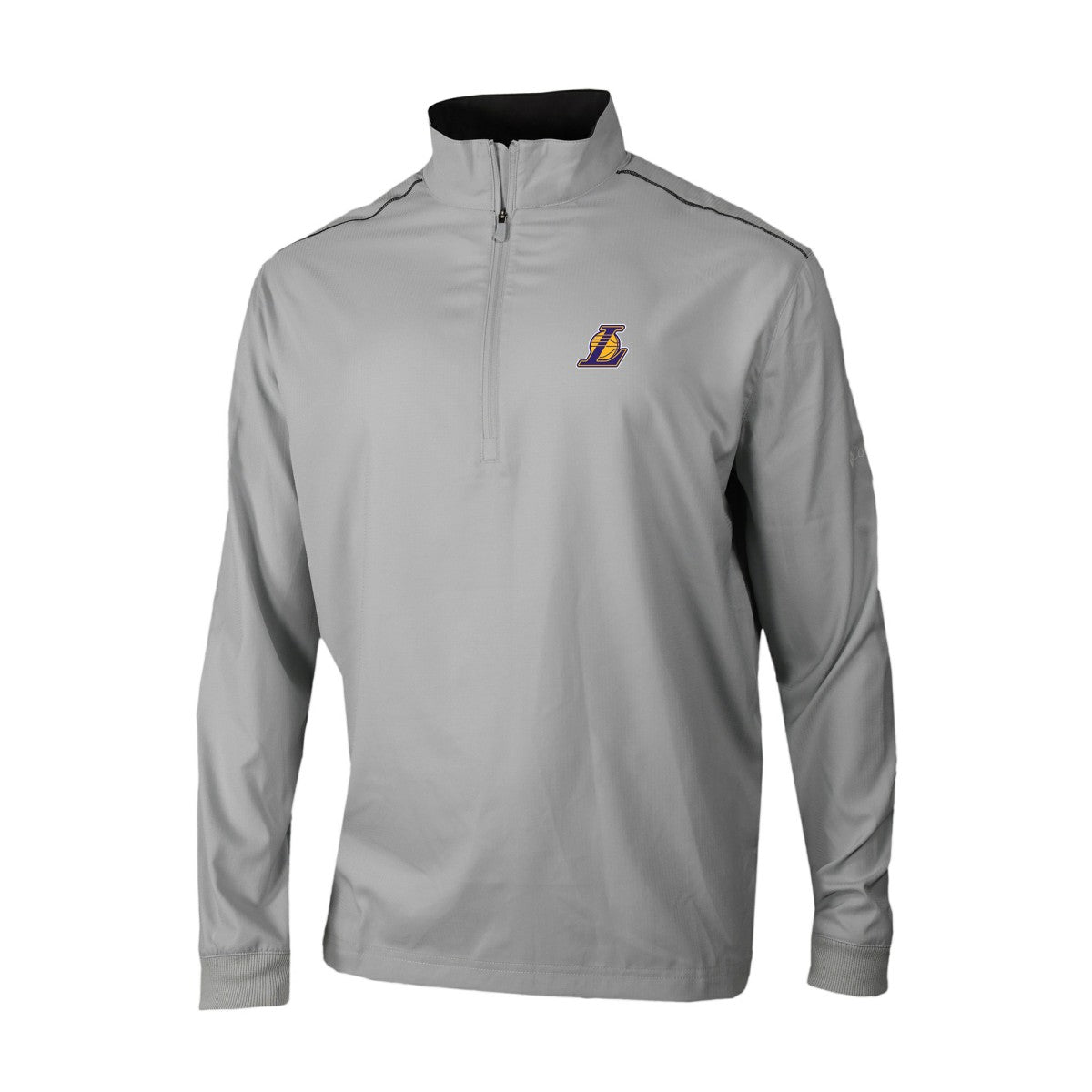 Columbia - Los Angeles Lakers Omni-Wick Bogey's Paradise Quarter-Zip Top - Gray