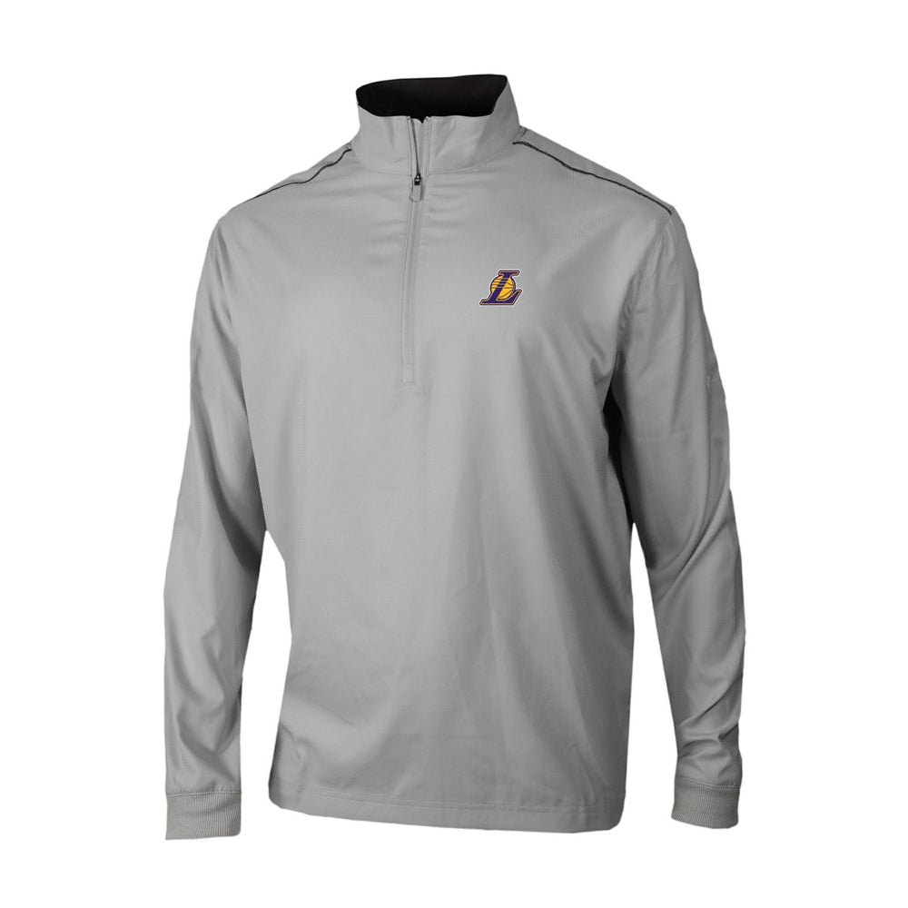 Columbia - Los Angeles Lakers Omni-Wick Bogey's Paradise Quarter-Zip Top - Gray