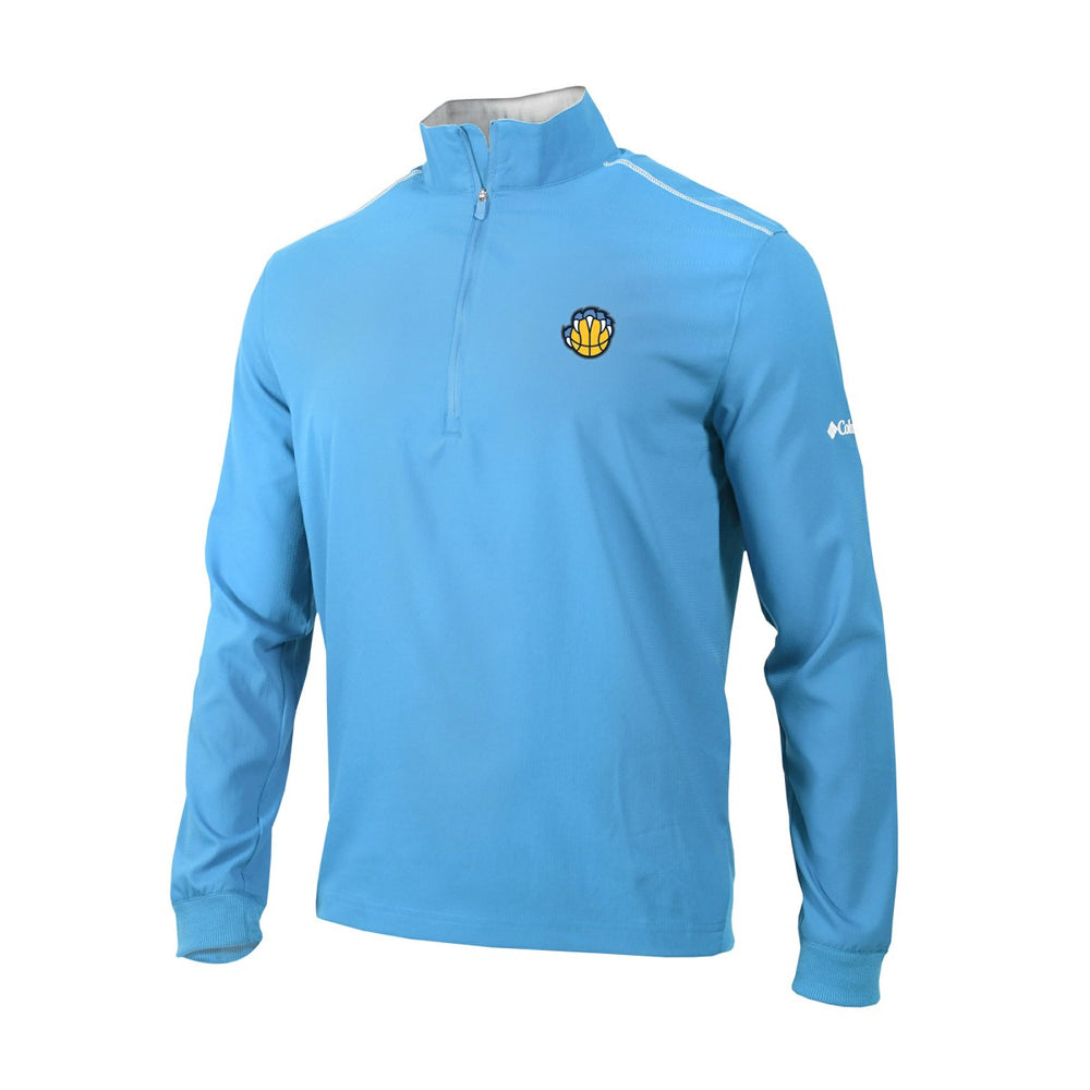 Columbia - Memphis Grizzlies Omni-Wick Bogey's Paradise Quarter-Zip Top - Light Blue