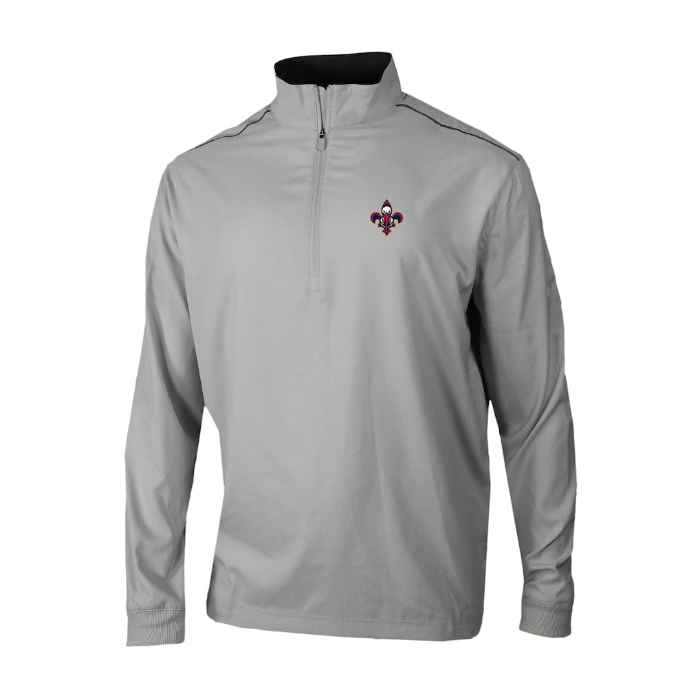 Columbia - New Orleans Pelicans Omni-Wick Bogey's Paradise Quarter-Zip Top - Gray