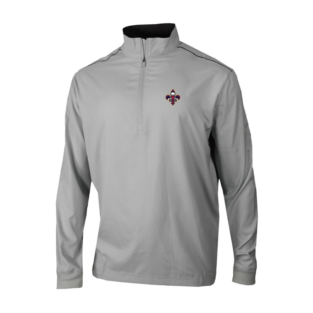 Columbia - New Orleans Pelicans Omni-Wick Bogey's Paradise Quarter-Zip Top - Gray