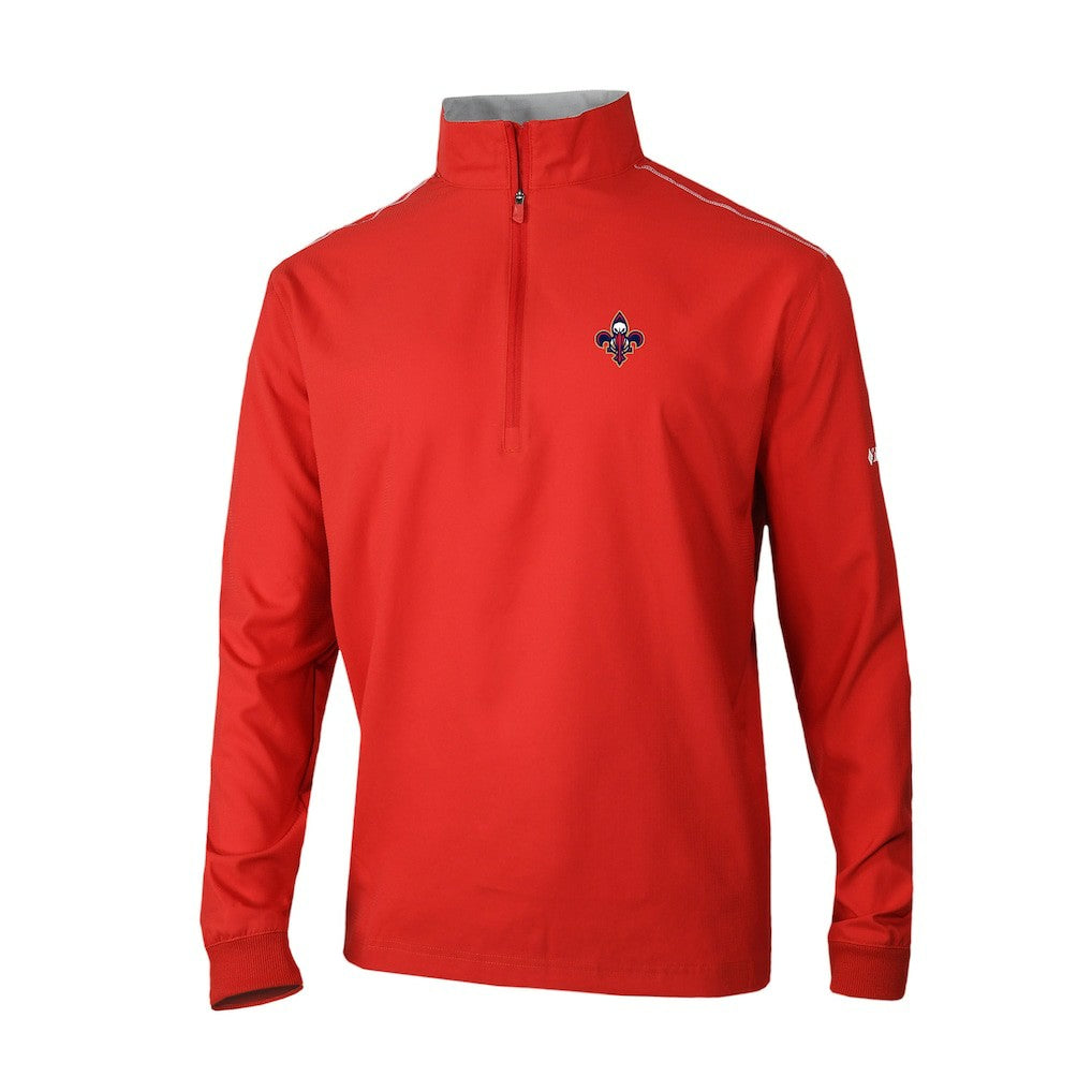 Columbia - New Orleans Pelicans Omni-Wick Bogey's Paradise Quarter-Zip Top - Red