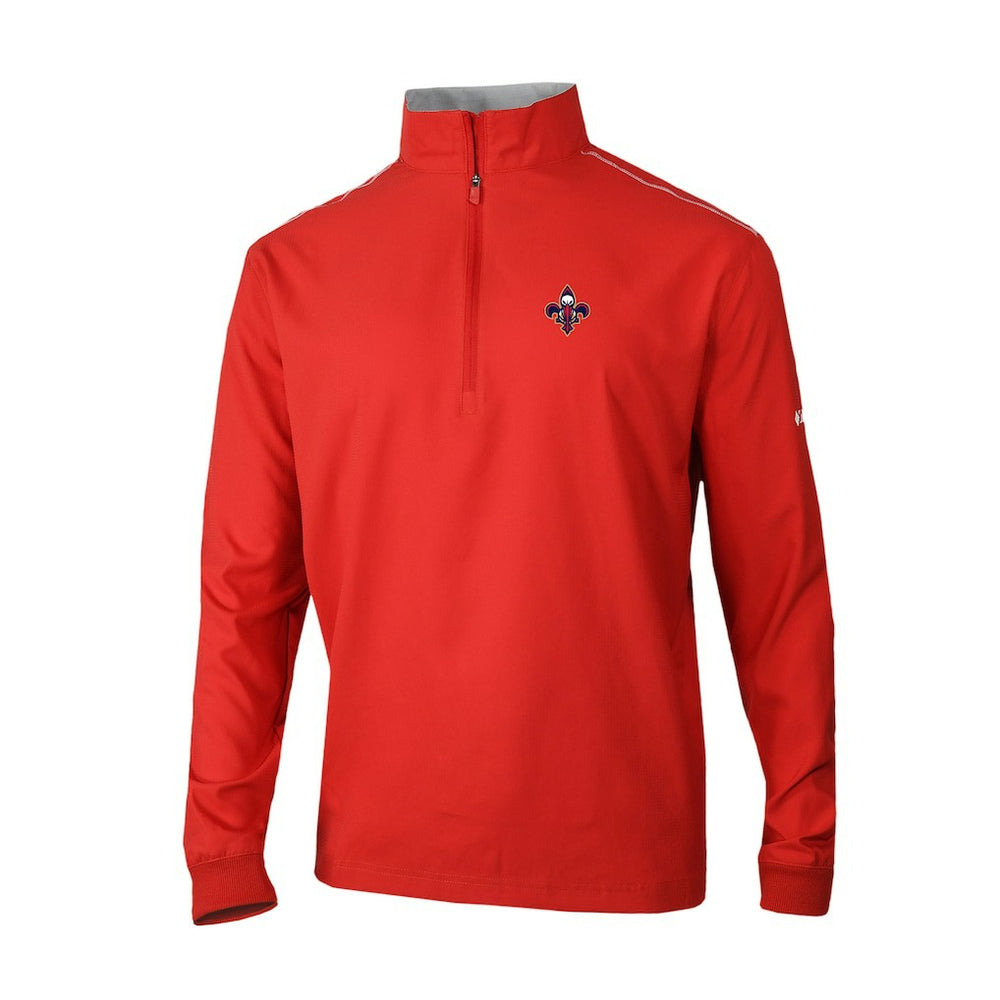 Columbia - New Orleans Pelicans Omni-Wick Bogey's Paradise Quarter-Zip Top - Red