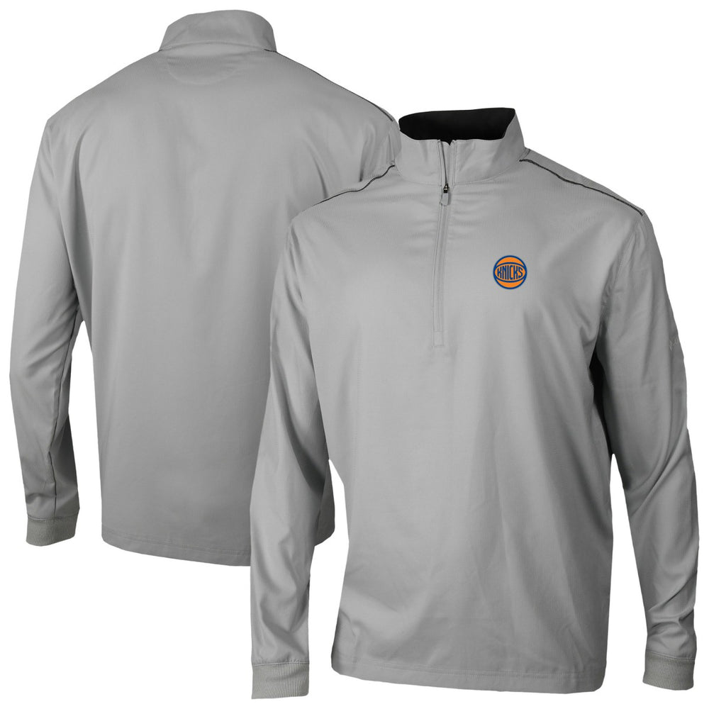 Columbia - New York Knicks Omni-Wick Bogey's Paradise Quarter-Zip Top - Gray