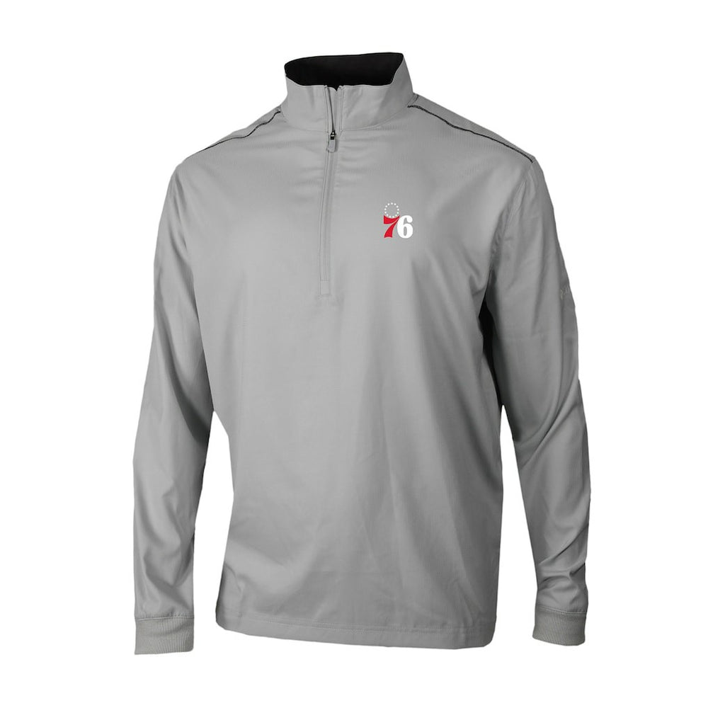 Columbia - Philadelphia 76ers Omni-Wick Bogey's Paradise Quarter-Zip Top - Gray